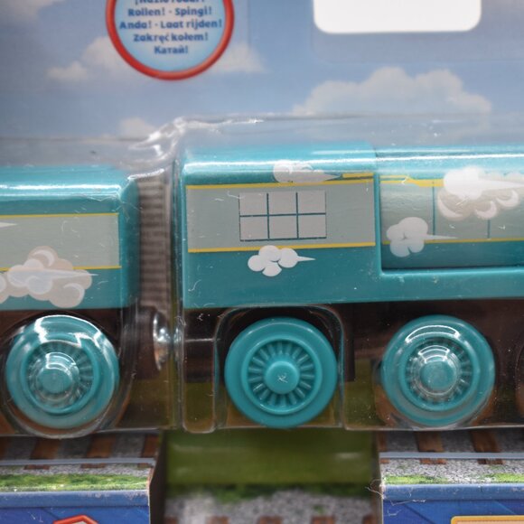 Roll & Whistle Connor & Tender Fisher Price Thomas Friends Wooden Railway Train - Picture 4 of 11